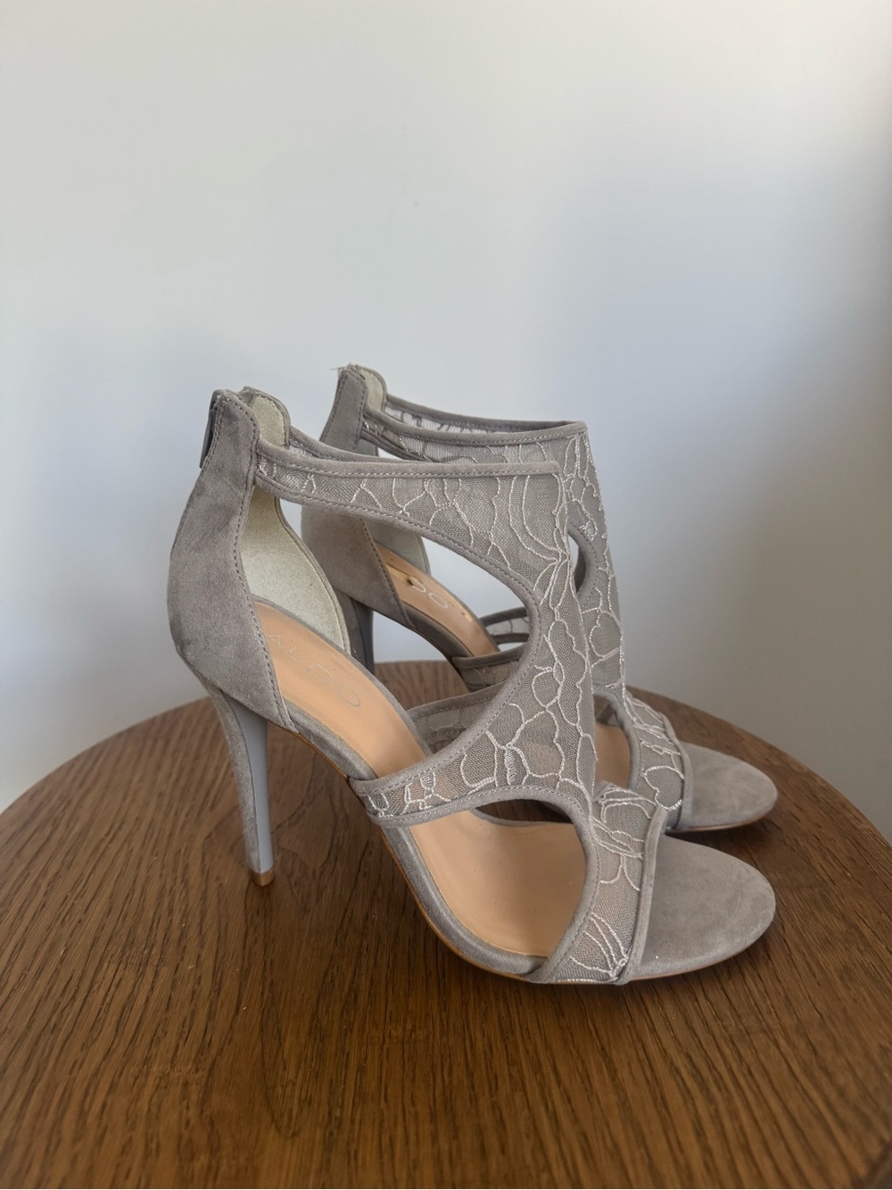 Aldo heels gray 8 - Picture 10 of 12
